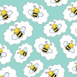 Hardworking Bees In The Clouds