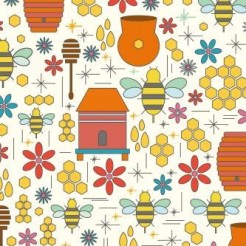 Hexagonal Hive Bees