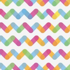 Rainbow Zigzag Pattern
