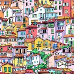 Crowded Colorful House