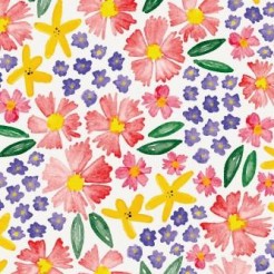 Beautiful Watercolor Large Flo