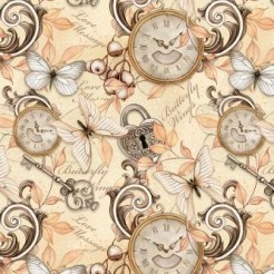 Retro Butterfly Alarm Clock