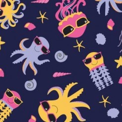 Cool Partying Octopus