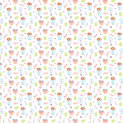 Transparent Vase Flowers