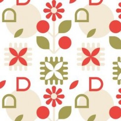 Geometric Lively Flowers