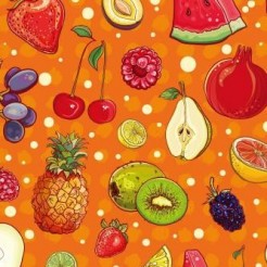Colorful Juicy Fruits