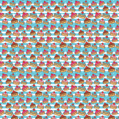 Various Colors Strawberry Cake