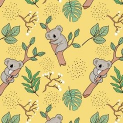 Cute Tree Hugging Koala