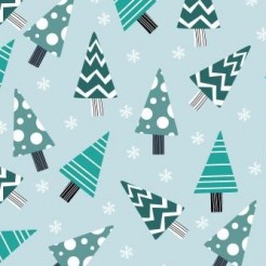 Geometric Wavy Christmas Tree