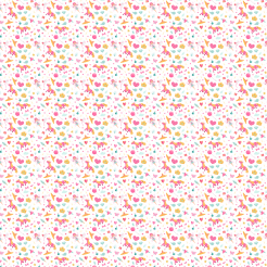 Bright Pink Unicorn Pattern