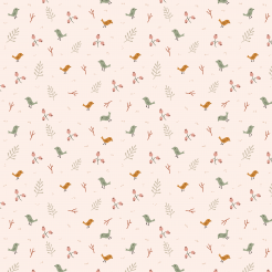 Simple Hand Drawn Birds And Fl