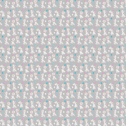 Happy Cartoon White Rabbit