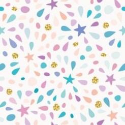 Water Drop Star Sequins
