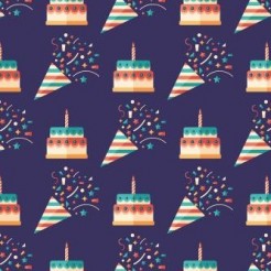 Birthday Colorful Cake