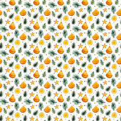 Watercolor Autumn Leaves Star 