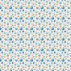 Hand Drawn Starfish Shells Fis