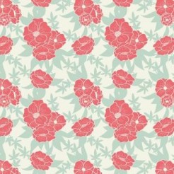 Red Flowers And Clover
