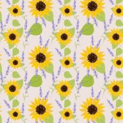 Sunflowers And Lavender