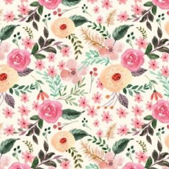 Watercolor Cute Flowers