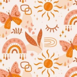 Mysterious Rainbow Butterfly