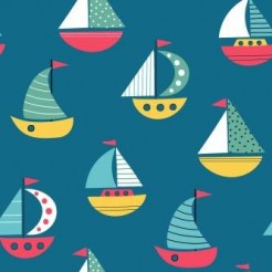 Colorful Q Version Sailboat