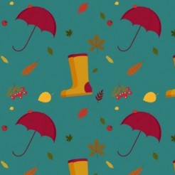 Rainy Day Umbrella Rain Boots