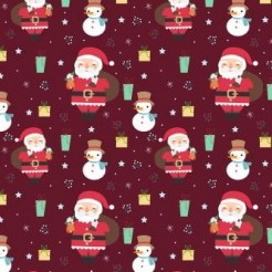 Santa Claus Delivering Gifts