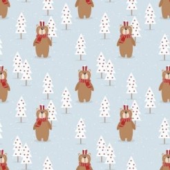 Christmas Scarf Bear