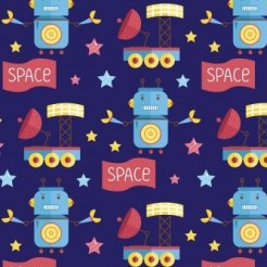Robotic Space Satellite