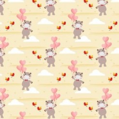 Love Balloon Hippopotamus