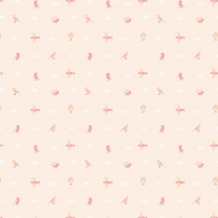 Pink And Orange Flying Bird