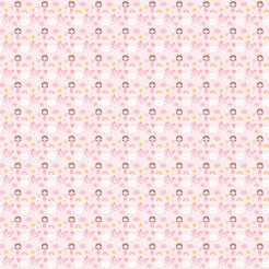Pink Princess With Closed Eyes