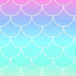 Gradient Mermaid Scales