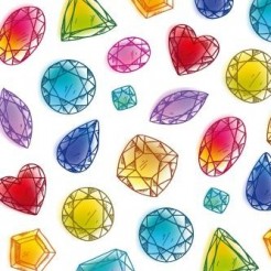Doodle Colorful Little Gems