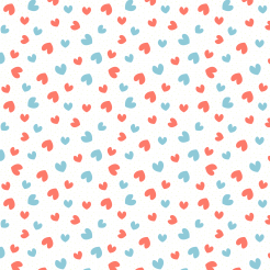 Red And Blue Love Heart