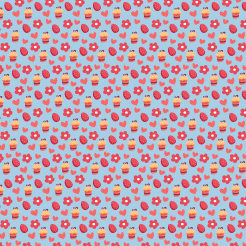 Love Flower Cake Easter Eggs