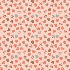 Colorful Various Shapes Of Lov