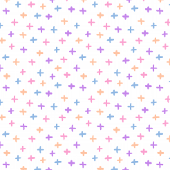 Colorful Hand Painted Cross