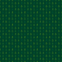 Crayon Outline Christmas Tree