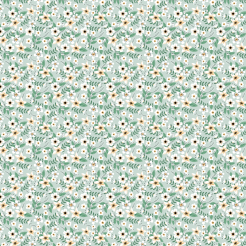 Colorful White Flowers And Gre