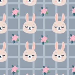 Soft Plaid Bunny