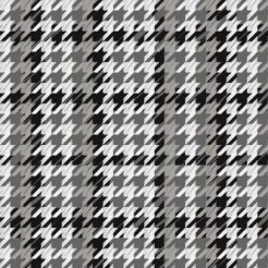 Black And Gray Houndstooth