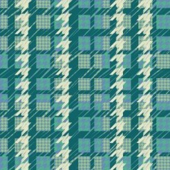 Green Patchwork Houndstooth