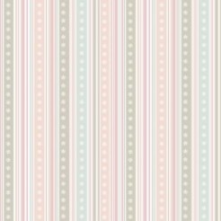 Soft Stripes And Flowers
