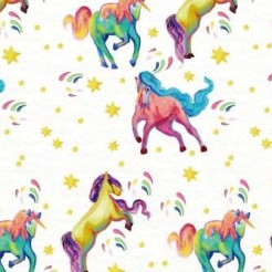 Artistic Watercolor Unicorn