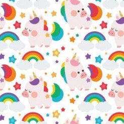 Q Version Colorful Unicorn