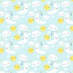 Smile Moon Stars Cloud