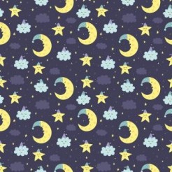 Good Night Moon Stars Cloud