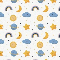 Sun Stars Cloud Rainbow