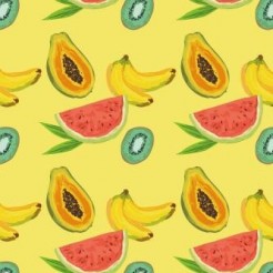 Watercolor Painting Of Tropica